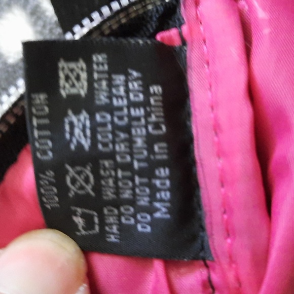 Robin Ruth MIAMI Print Canvas 2 Zipper Pocket Adjustable Strap Travel Crossbody - Picture 5 of 9